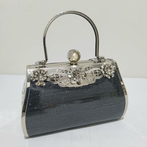 Tas Pesta Wanita Farnell Clutch Kondangan Mewah Murah Cantik Kristal Diamond