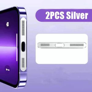 16Pro IPhone16 16บวก16PM หูฟังลำโพงโทรศัพท์คุณภาพสูง15Pro ตาข่ายโลหะกันฝุ่นสติกเกอร์ป้องกันสำหรับ iPhone 16 15 14 13 12 Pro Max Plus Mini ตัวป้องกันรูลำโพงกันกระแทกขนาดเล็ก