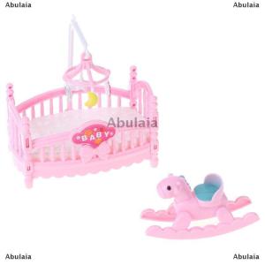 [COD] Abulaia Doll bed Trojan horse baby room miniature play scene props