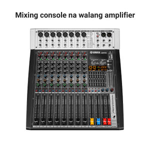 yamaha/DMT12professional audio mixer with equalizerdual 7-band EQ adjustable/99 DSP/BT/48V/USB playback/recording