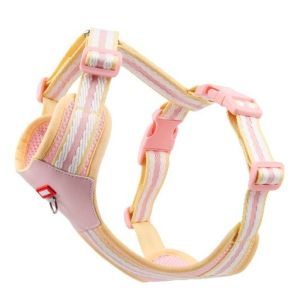 ER52858 Lightweight Dog Harness Breathable Adjustable Pet Collar Pet Traction Belt Nylon Cat Lead Puppy
