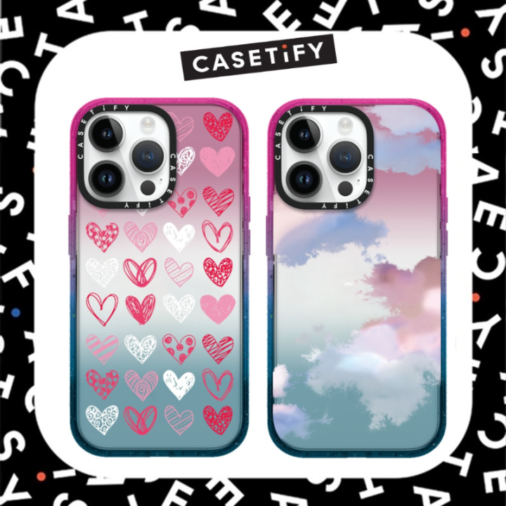 Casetify đám mây kẹo bông Gradient Ốp điện thoại cho Iphone 15 Pro