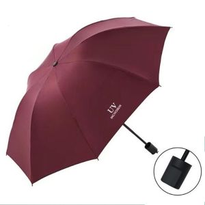 JNK BUY1 TAKE1 4Folds Black Backing Folding Protection Windbreaker Umbrella Steel #7000