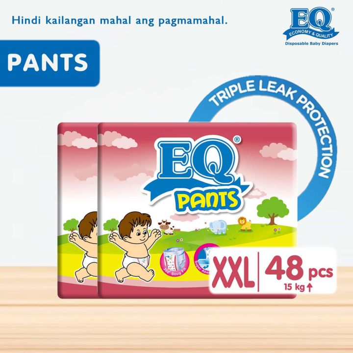 EQ Pants XXL (15 25 kg) 24 pcs x packs (48 pcs) Diaper - Main Image