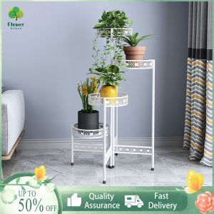 4 Tier Metal Plant Stand Shelf Foldable Plant Stand Flower Pot Holder Plant Display Rack for Indoor Outdoor Potted Plant