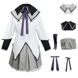 2025Anime Magical Girl kostum Akemi Homura Dreses seragam set Tomoe Mami Kaname Madoka Jk Sailor pakaian Halloween pakaian prestasi peringkat09/08