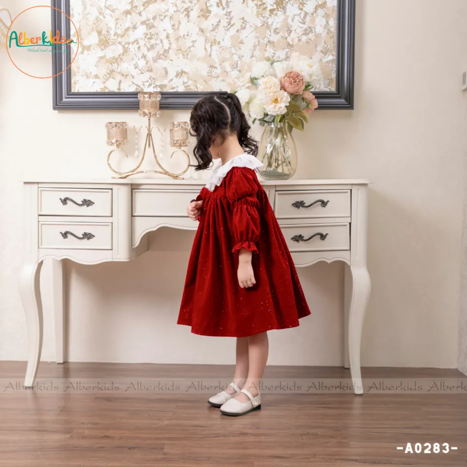 Mua Online Váy đầm cho bé gái cao cấp Econice2. Size 5, 6, 7, 8, 10 tuổi  mặc mùa hè | Khuyến mãi giá rẻ 245.000 đ