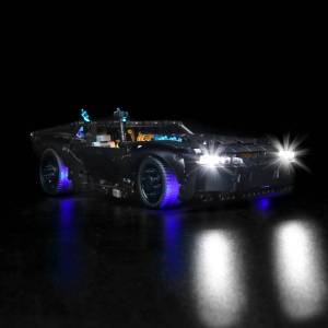 Light Kit 42127 Technic - 2022 The Batman Movie - Batmobile 2022 (Only LED Light kit No blocks Model)