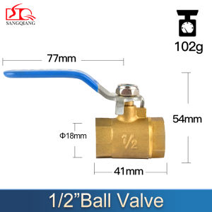 Sang Qiang Heavy Duty High quality Brass Ball Valve Water Switch SIZE( 1/2“ 3/4” 1“ 1-1/4” 1-1/2“ 2” 2-1/2“ 3” 4“ )