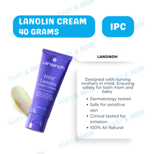 Lansinoh HPA Lanolin Nipple Cream for Breastfeeding 40g | New Design | SG LOCAL STOCK