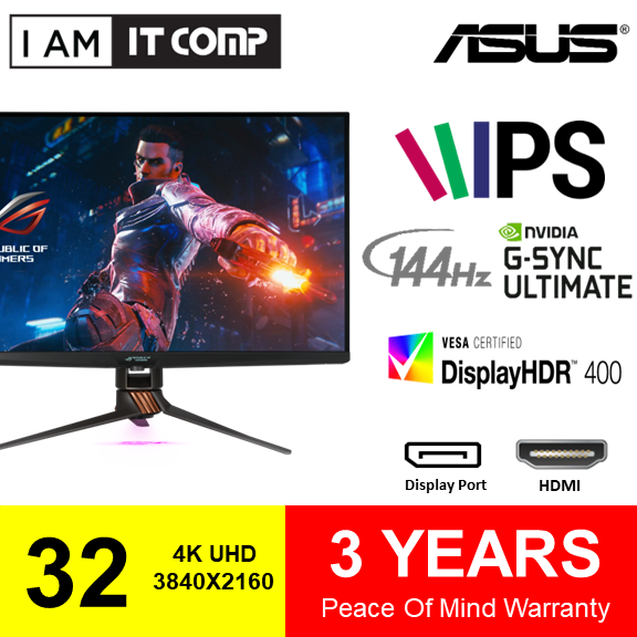 ASUS 32 Inch ROG Swift PG32UQX 4K UHD(3840 x 2160) ,IPS ,144Hz