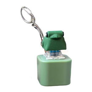 Frogs Keycap Fidgets Toy With Sound & Light Effects Portable Stress Relief Sensory Press Button For Keyboards Enthusiasts