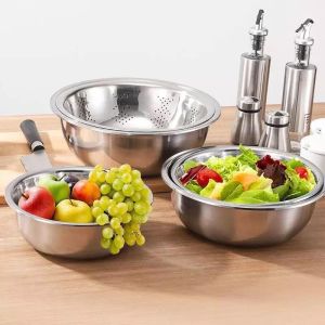 [HCM]BỘ THAU RỔ INOX NHÀ BẾP 5 MÓN BẰNG INOX KHÔNG GỈ SÁNG BÓNG ĐỦ KÍCH CỠ TIỆN LỢI  AN TOÀN ĐẢM BẢO SỨC KHỎE DỄ DÀNG VỆ SINH LAU CHÙI