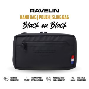 Mr Mads - Ravelin Hand Bag - Multifungsi Clutch Bag Sling Bag Pouch Bag -Tas Selempang HP Waterproof