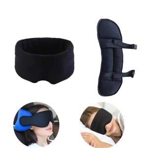 MECOME คอนทัวร์3D หมอนสำหรับเดินทาง 100% กันแสง ปรับได้ปรับได้ สำหรับนอน ที่มีคุณภาพสูง ความสะดวกสบาย อุปกรณ์เสริมการเดินทาง การเดินทางการเดินทาง