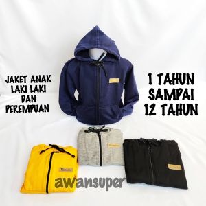 Jaket anak laki laki 1 - 12 Tahun Jaket anak perempuan Jaket Hoodie anak laki laki Jaket Hoodie anak perempuan Jaket anak terlaris