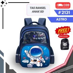 TAS RANSEL-RANSEL TROLI ANAK SEKOLAH LAKI LAKI MOTIF KARTUN TIMBUL 3D 2130 DAN 2131