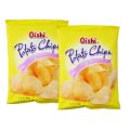 Oishi Natural Potato Chips Plain Salted 60g x 2. 