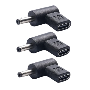 USB C Charging Connector 3.5x1.35mm Male 9V/12V/20V Power Supply Adapter Replacement for LED Light Router Camera