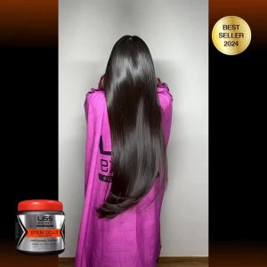 Liss Expert Stem Cells Smoothing Treatment – Organic Keratin & Argan Oil – Nanoplasty for Frizz-Free Repair & Shine – Professional Straightening - ONE Shoulder length application