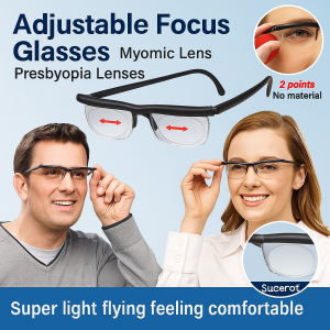 Adjustable Focus Glasses Myopic Lens Presbyopia Lenses Distance Myopia Presbyopia Eyeglasses Vision Zoom Reading Glasses