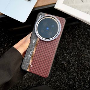 For VIVO X200 Ultra Case Hard carbon fiber Wireless Charging Protective Back Cover For VIVO X200 Pro Mini X200S Shell