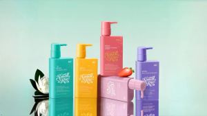 Sttes Smell Rio Shower Oil 08 # (Delicious Pink Dragonfruit) 5.47 oz – Moisturizing Body Wash with Pink Dragonfruit Jasmine & Hibiscus Scent Natural Plant Oils No Mineral Oil Parabens or Phthalates
