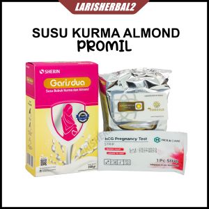2 Buah Susu almond kurma muda PROMIL GARISDUA Wanita 200 Gram GARIS DUA