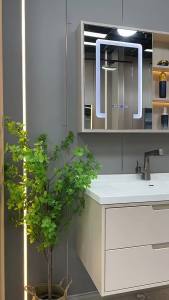 Bathroom Cabinet Ceramic Basin Combination Smart Bathroom Hand Wash Basin Washstand