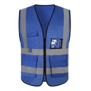 Adult Safety Vest High Visibility Outdoor Cycling Road Working Reflective Vest Reflectorized Vest Warning Waistcoat