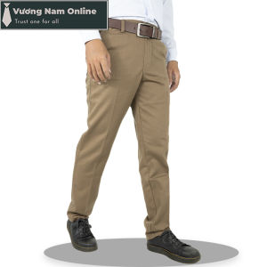 HOÀN TIỀN 15% - Quần kaki nam trung niên đẹp cao cấp ống suông vải dày form chuẩn VNO42