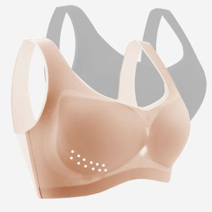 Daเจ้าฤดูร้อนเสื้อชั้นในสตรีผ้าวิสคอสบางพิเศษเสื้อชั้นในสตรีไม่มีรอยแหววโครงเหล็กชุดชั้นในป้องกันการตกกระแทกบราขนาดใหญ่ที่สวยงาม M-4XL