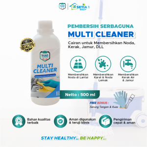 Multi Cleaner KLINO CARE Pembersih Serbaguna Kerak Toilet Kran Shower Stainless Aluminium Perabotan Kayu Bebas Noda + FREE BONUS