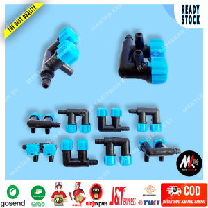 Kran 2 Cabang Lubang Udara Aerator Untuk Aquarium Aquascape Aksesoris Keran Model Premium Untuk 2 Jalur Way Selang Airator Produk Original Murah