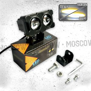 LAMPU SQL 2 MATA LAMPU SOROT TEMBAK OWL LASER LED DOUBLE COLOR HIGH LOW JAUH DEKAT LAMPU SOROT KABUT MINI LASER 2MATA LAMPU LASER 2 MATA LAMPU SQL 2 MATA DRIVING LED PUTIH KUNING PNP MOTOR MIO 125 M3 SOUL FINO XABRE CB150R SHOGUN THUNDER NMAX PCX AEROX