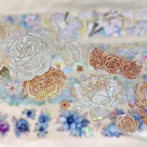 Decorative Craft Tape - easy-to-layer decorative tape - for journaling collage gift wrapping and paper crafts - creative DIY supply - easy to organise and suitable for everyday projects - please