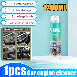 Remove grease Car Engine Cleaner Spray 1100ML Carbon Cleaner for car motorcycle  No need to wash