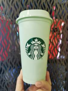 Starbucks 2021 essential mint 16oz reuseable hot cup