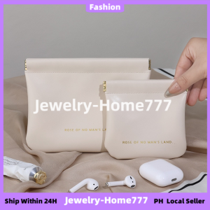 Coin Wallet Simple Protable Mini Lipstick USB Cable Storage Ins Simple Premium PU Leather Wallet Storage Pouch