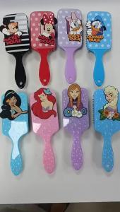 New Mickey Cartoon Comb Childrens Comb Girls Air Cushion Comb Massage Comb Plastic Belt with Sequins Comb Gift for Children
