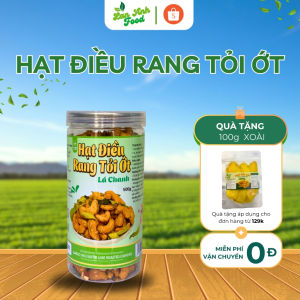 Điều rang tỏi ớt lá chanh Lan Anh Food 500g sạch đảm bảo VSATTP bùi bùi giòn rụm đậm đà