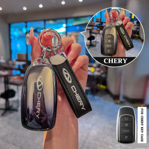 ที่ใส่กุญแจรถ CHERY เคสกุญแจ tiggo 8pro tiggo 7pro omoda 5 เคสกุญแจรถ omoda C5 พวงกุญแจ jeacoo7
