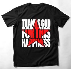 Danshopp.Bdg Baju Kaos Distro American Retro Style Motif Happines