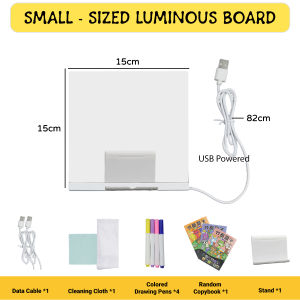 LED Drawing Board Luminous Writing Board Message Board Drawing Board For Kid Acrylic Erasable Drawing Board Drawing Toys