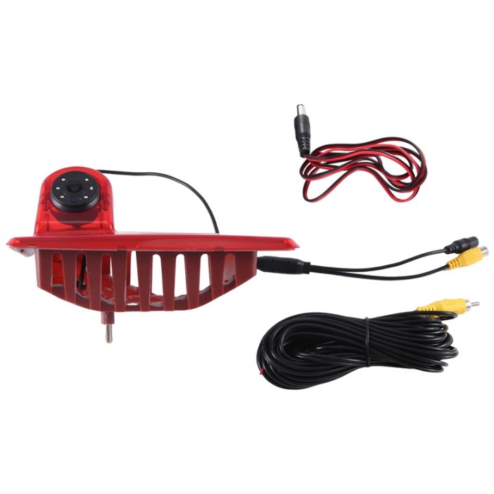 【GoS】-Car Brake Light Rear View Camera Red & Black Plastic For Movano B ...