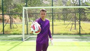 KELME Mens Soccer Jerseys Goalkeeper Jersey for Children Long Sleeve Soccer Uniform Soccer Shorts Training Sponge Protector 3801286