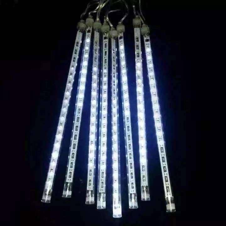( 30CM )LED Meteor Shower Christmas Lights 8 Tubes (White) Lazada PH