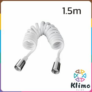Klimo Scalable Sprinkler Hose For Shower And Bidet Black White 1.5m