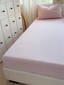 Striped Fitted sheet Plaid bedsheet Anti-slip Mattress Protector Super Single/Queen/King Size