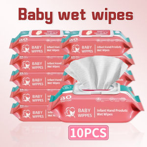 Wipes for Baby Organic Baby Wipes Childrens wet wipes 80sheets Per Pack Wet Wipes Hypoallergenic (Non-Alcohol)